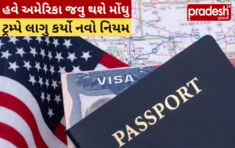 Amereca જતા ભારતીયોને ટ્રમ્પનો આંચકો, હવે ચૂકવવી પડશે ડબલ કરતા વધુ વિઝા ફી